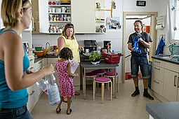 Alltag Kinderdorffamilie Sommer